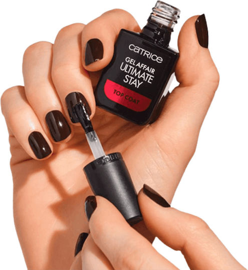Catrice Cosmetics Gel Affair Ultimate Glossy Top Coat Μακράς Διαρκείας Διάφανο 10.5ml