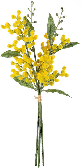 Mimose Strauß Artelibre Künstlich Gelb 14x33cm
