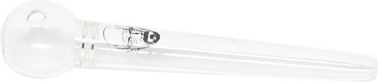 Kinksters Pipă de Țigară 130mm din Sticlă pentru Ulei Transparentă