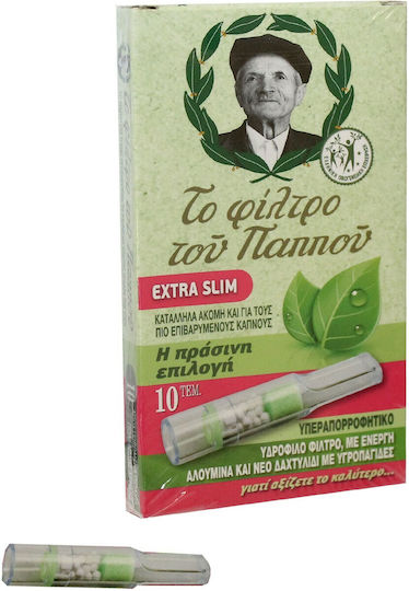 Tou Pappou Zigarettenpfeife Ultra Slim 5.7mm Weiß 10 Stück