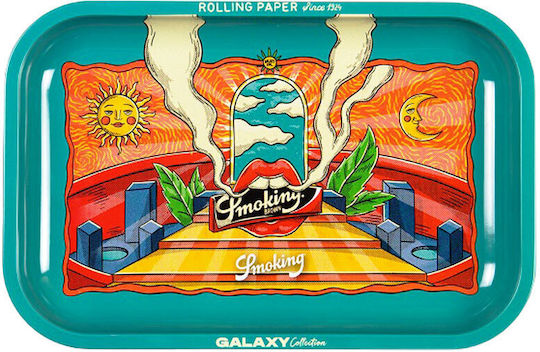 Smoking Rolling Tray 18cm Μπλε
