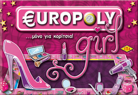 Επιτραπέζιο Παιχνίδι Europoly Girl για 2-4 Παίκτες 8+ Ετών ΕΠΑ