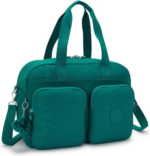 Kipling Geantă Voiaj Verde Din Țesătură