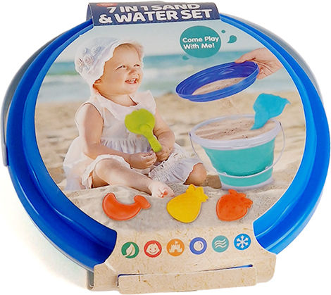 Round Foldable Bucket 6 Beach Accessories