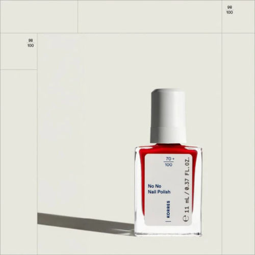 Korres No No Glossy Βερνίκι Νυχιών Μακράς Διαρκείας 51 True Red 11ml