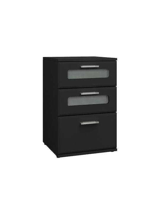 Office Storage Drawer Black L40xW60xH38cm