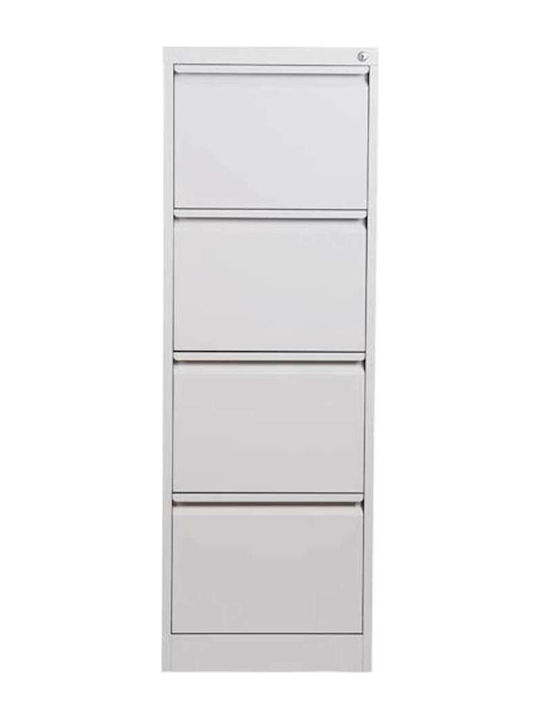 Μεταλλική Συρταριέρα Γραφείου Γκρι 46x62x133cm