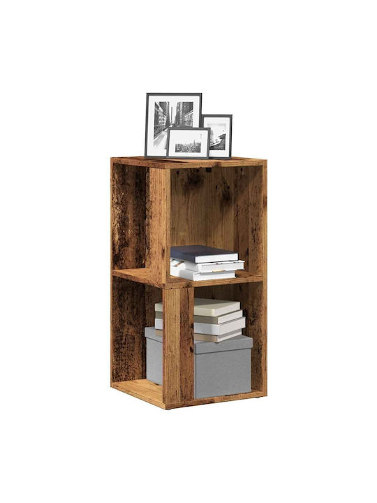Eckschrank Altholz Holz Ingenieurholz Braun 33 x 33 x 67 cm