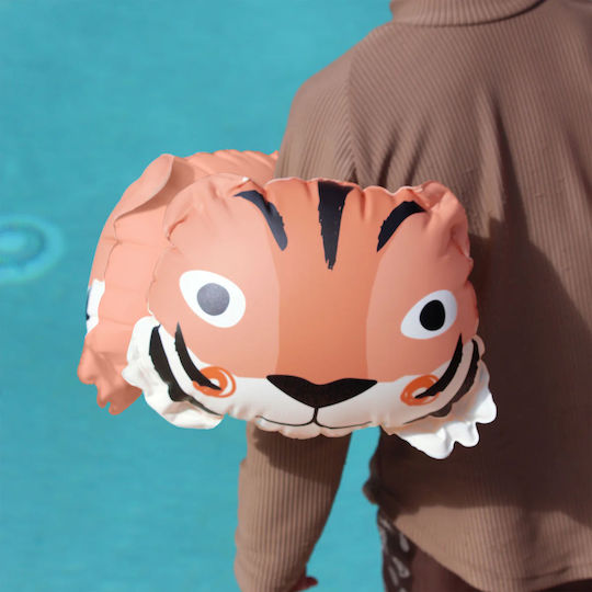 Sunnylife Schwimmflügel Tino Tiger Clay