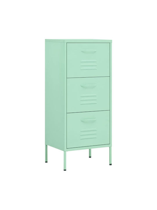 Office Storage Metal Drawer Mέντα L42.5xW35xH101.5cm