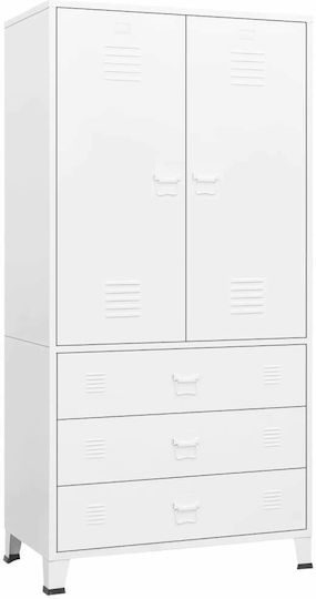 Ντουλάπα Γραφείου Μεταλλική 90x50x180cm Ντουλάπα Γραφείου Μεταλλική 90x50x180cm