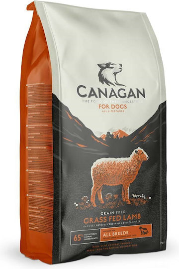 Canagan Grass Fed Lamb 12kg Ξηρά Τροφή Σκύλων χωρίς Σιτηρά με Αρνί