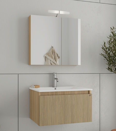 Drop Liberty Blat cu Lavoar cu lumină Slavonia Oak