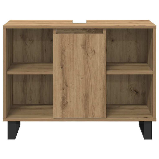 vidaXL Шкаф без Мивка Walnut