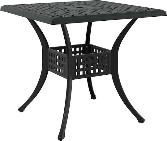 Garden & Outdoor Furniture Set for Small Balconies 3 Pieces Black