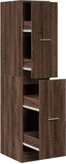 Büroaufbewahrungsschublade aus Holz & Metall 30x41x144,5cm