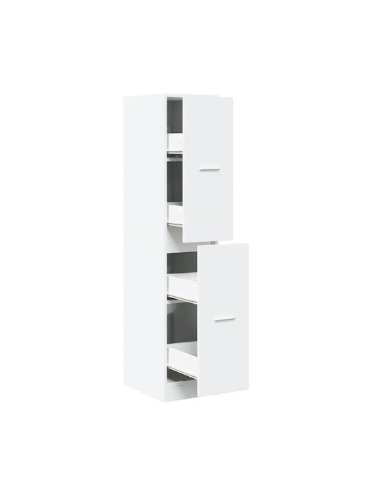 Schublade Büro White 30x41x144.5cm