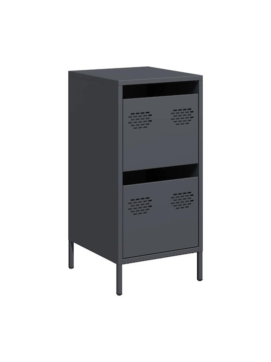 Office Storage Drawer Metal Anthracite 35x39x73.5cm