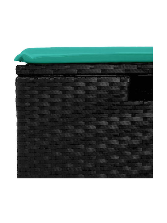Ecksofa für den Außenbereich Rattan mit Kissen