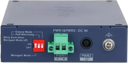 Dahua CHS4206-4ET-90 Managed L2 PoE Switch with 4 Gigabit (1Gbps) Ethernet Ports and 2 SFP Ports