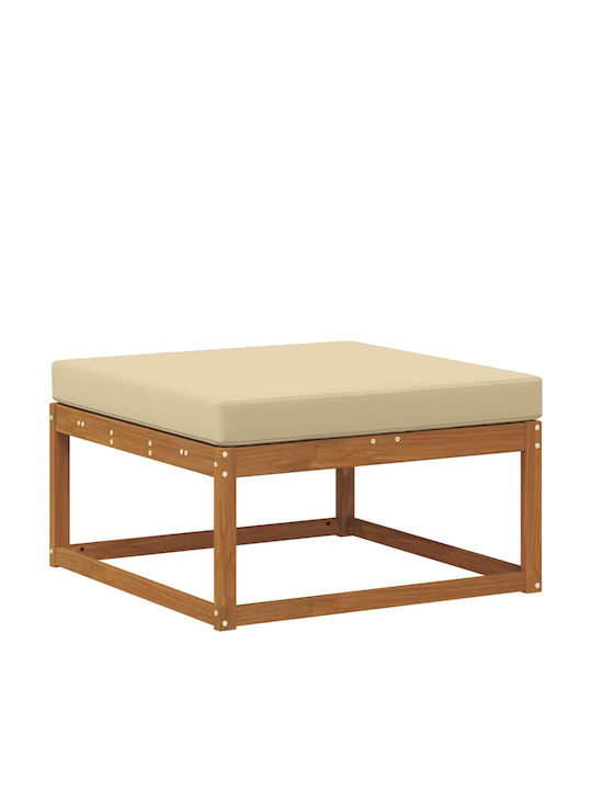 vidaXL Outdoor Lounge Set 8 Pieces Natural with Pillows