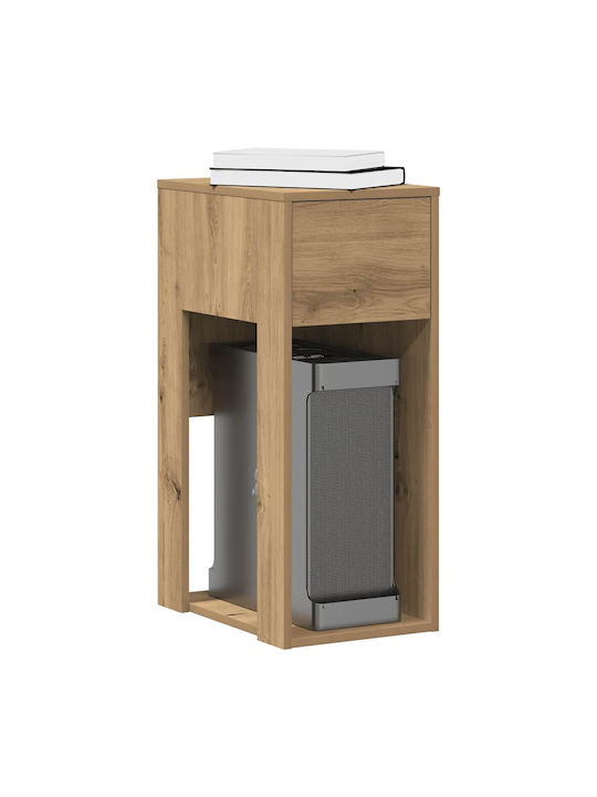 Office Storage Chipboard Cabinet Brown L30xW44xH74cm