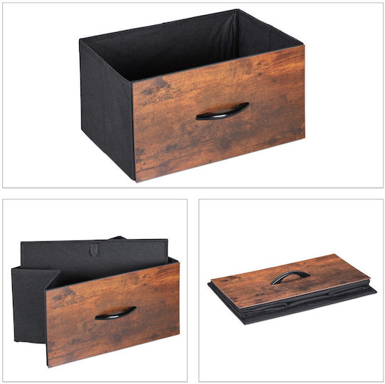 Ντουλάπι Γραφείου από MDF σε Καφέ Χρώμα, 92x45x30cm