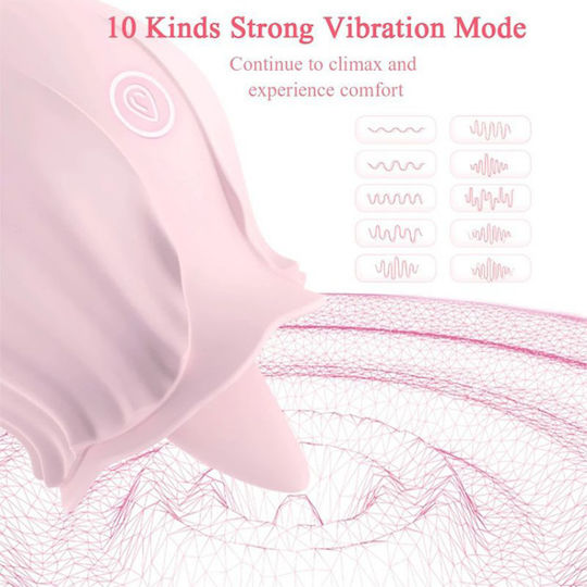 APH La Lolita Amsterdam Love Blooms Vibrator G-Spot Pink
