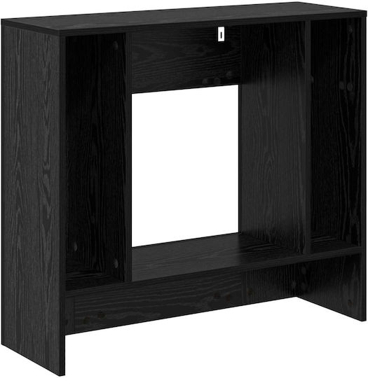 Wooden Console Black L82xW29xH74cm