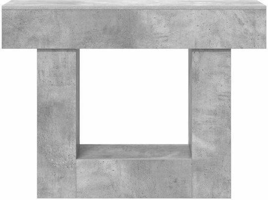 Wooden Console Gray M101xW30xH74cm