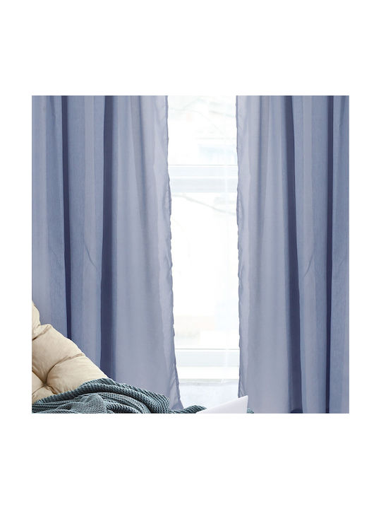 Das Home Curtain with Pencil Pleat 2199 Light Blue 450x270cm