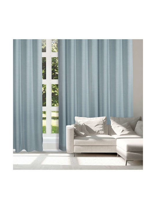 Das Home Vorhang mit Grommets 2240 Hellblau 140x270cm