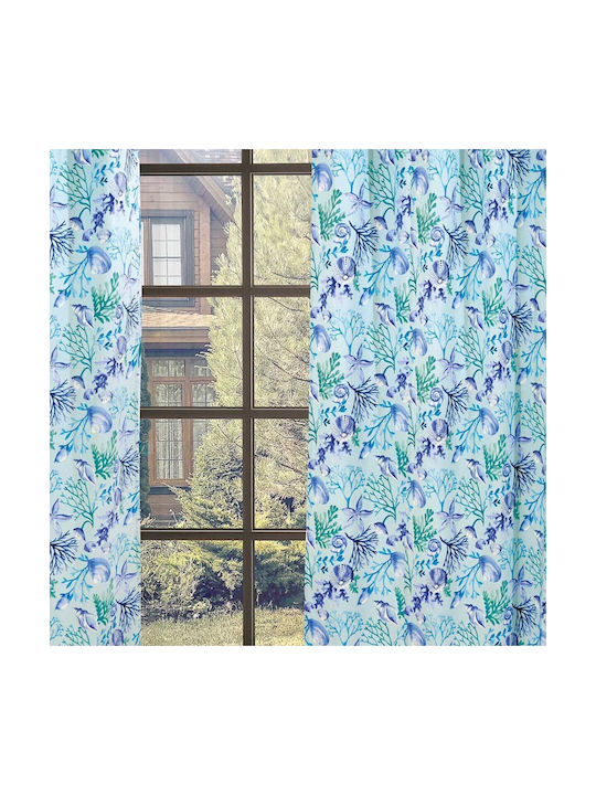 Das Home Vorhang mit Grommets 2102 Hellblaue 140x260cm