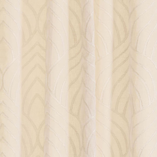 Easy Home Пердета с Плик с Писалка Бежови 140x270см