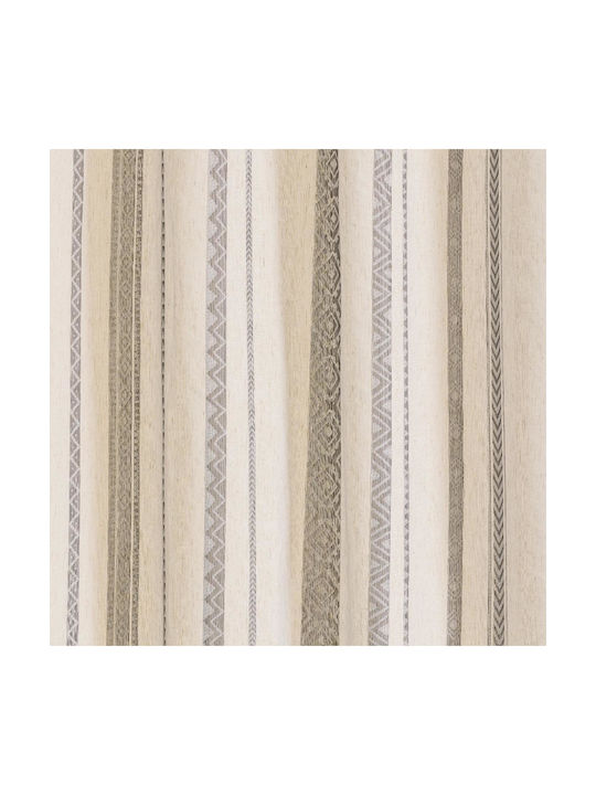Easy Home Vorhang mit Grommet Dollu Beige 140x260cm