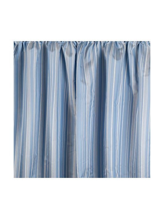 Omega Home Vorhang mit Bleistiftfalten 205 Hellblaue 145x270cm