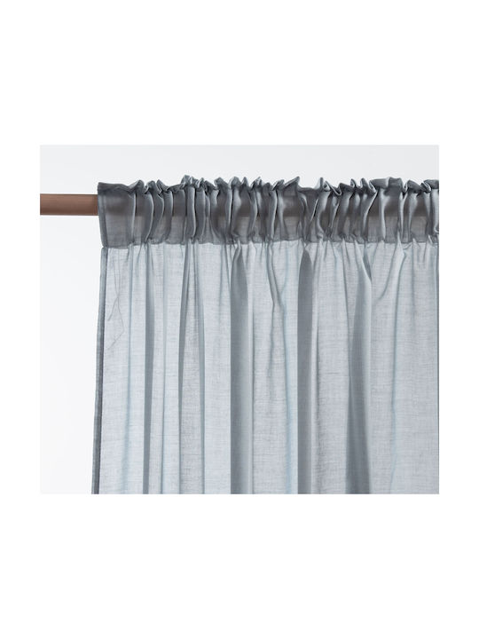 Nef-Nef Homeware Vorhang mit Bleistiftfalten Antel Aqua 140x270cm