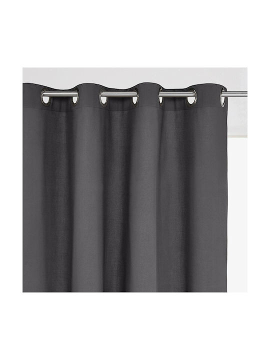 La Redoute Interieurs Perdea cu Capse Gri 324054701_3867_26 135x220buc