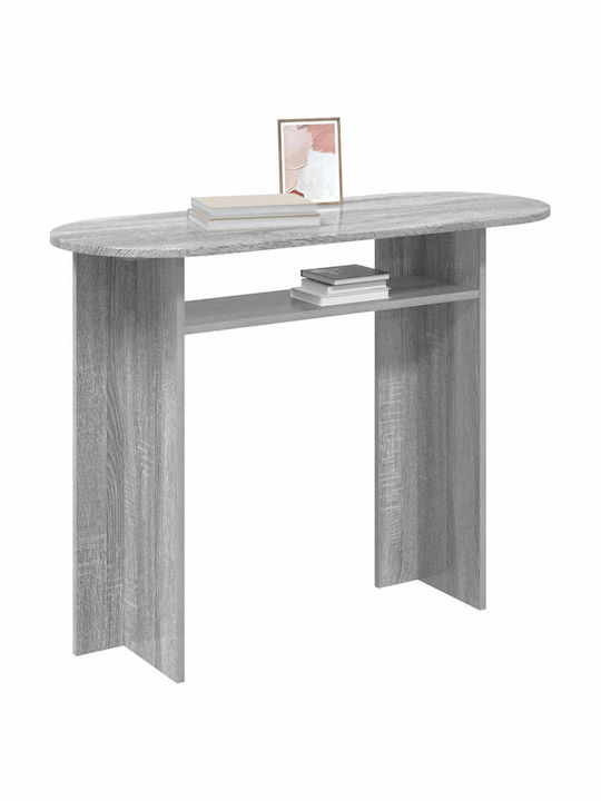 Wooden Console Gray Sonoma L100xW39.5xH75cm