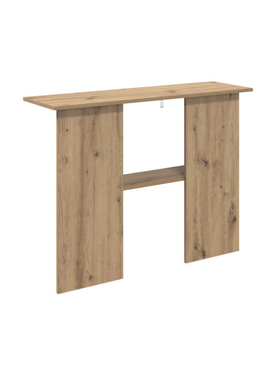 vidaXL Konsolentisch aus Holz Braun M100xB30xH75cm