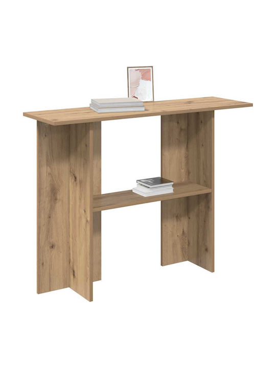 vidaXL Konsolentisch aus Holz Braun M100xB30xH75cm