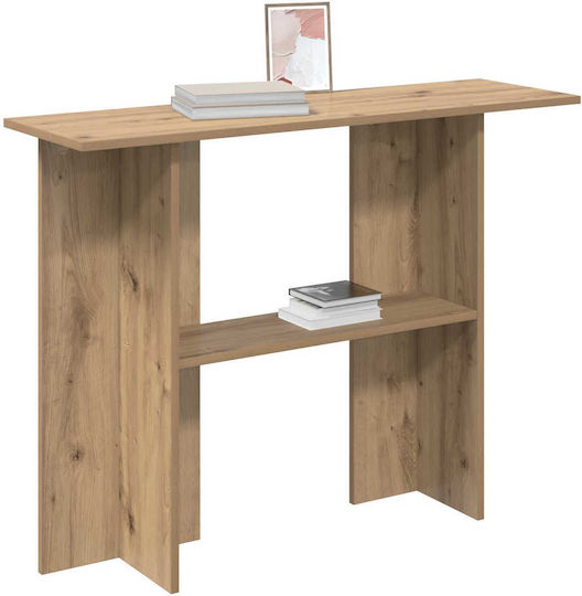 Wooden Console Brown L100xW30xH75cm