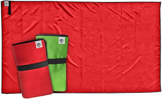 Summertiempo Suede Microfiber Body Towel Red 160x85cm