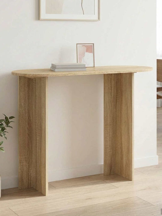 vidaXL Konsolentisch Aus Holz Sonoma Eiche M100xB39,5xH75cm