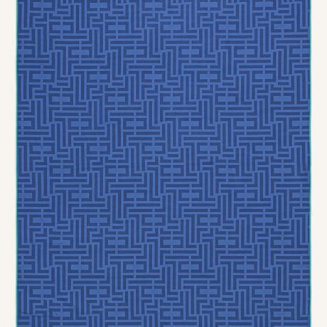 Guy Laroche Mikrofasertuch Körper Doppelseitig mit Etui Blau 180x90cm