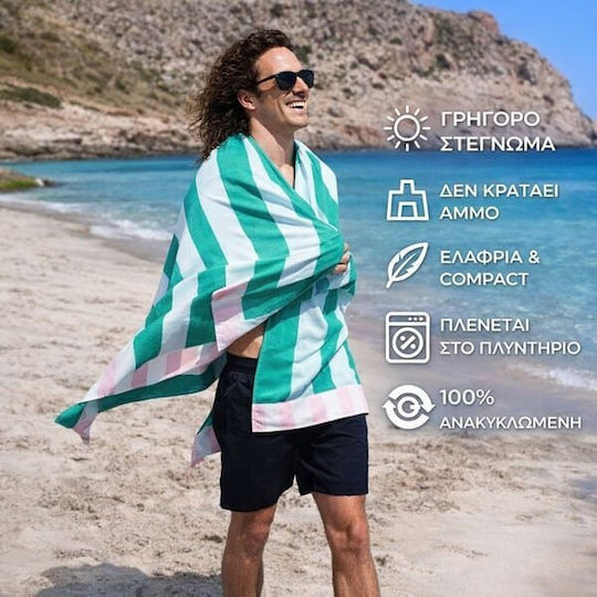 Dock & Bay Cabana Microfiber Towel Body Blue 200x90cm