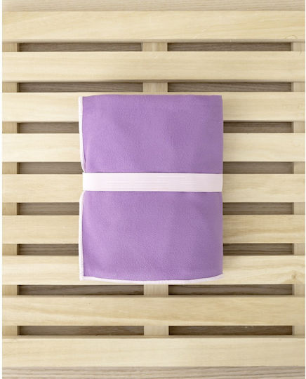 Nima Πετσέτα Microfiber Σώματος Μωβ 160x90εκ.