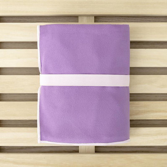 Nima Πετσέτα Microfiber Σώματος Μωβ 160x90εκ.