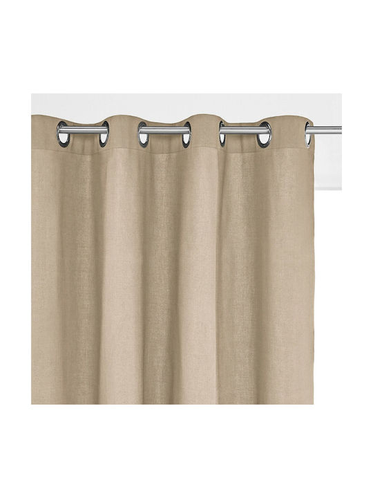 La Redoute Interieurs Vorhang mit Grommet Beige 324054701_6457_26 135x220cm