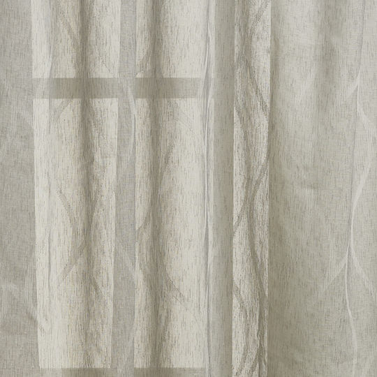 Whitegg Κουρτίνα με Τρέσα Λευκή 270x280εκ.